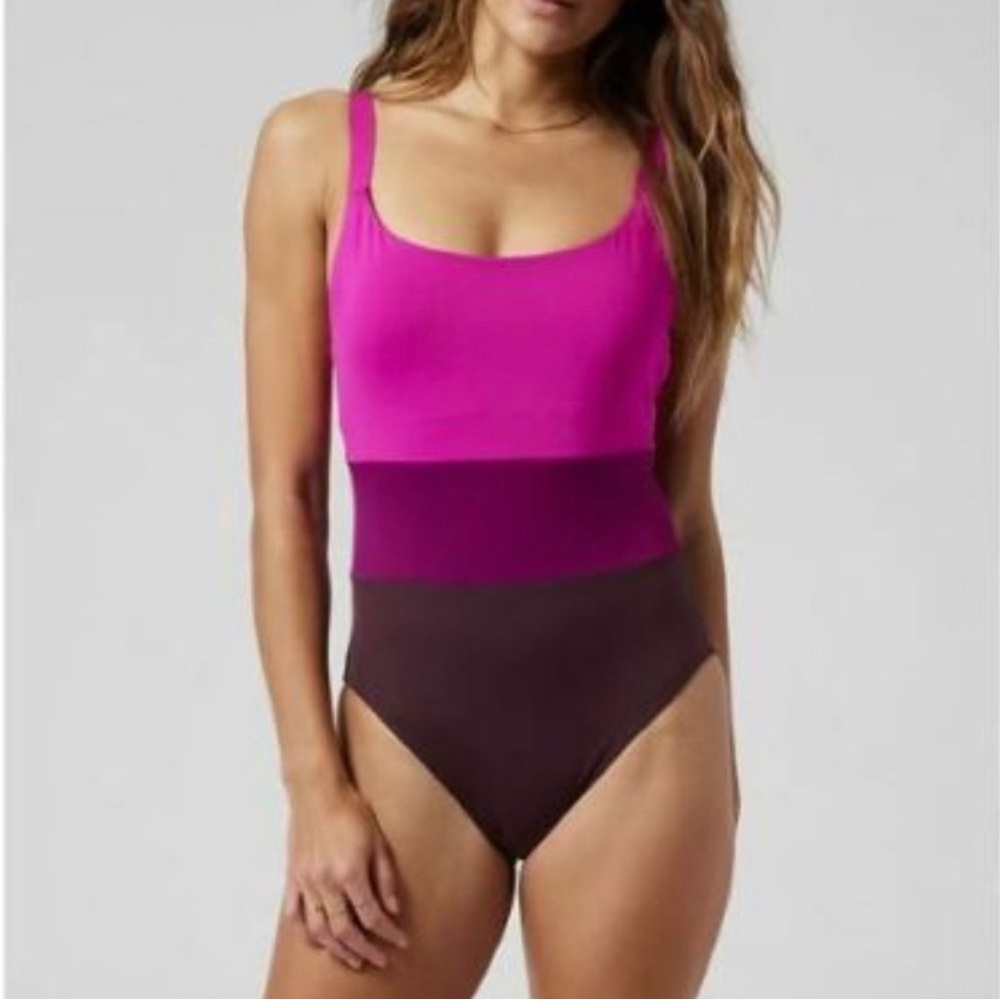 Athleta coastline one piece swim new with tags